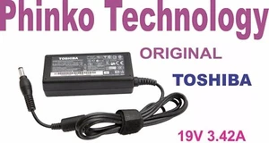 NEW Original Genuine Adapter Charger for Toshiba Laptops 19V 3.42A, 65W - Picture 1 of 1