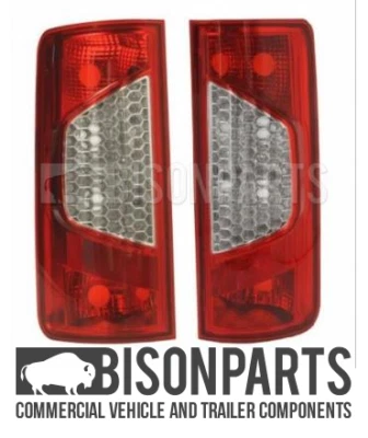 *FITS FORD TRANSIT CONNECT 2009-14 REAR BACK LIGHT TAIL LAMP LENSES TRAKIT22 - Image 1 of 2