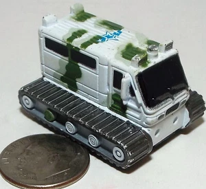 Small Micro Machine Plastic Military Sno-Cat in Winter Camouflage w/ Blue Star - Picture 1 of 5