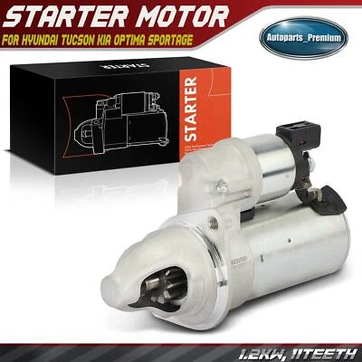 Стартер для Hyundai Tucson Kia Optima Sportage 2,0 л 2,4 л 1,2 кВт 12 В CW 11T - Изображение 1 из 4