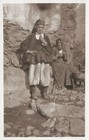 A936) COSTUMI DI SARDEGNA, LACONI (ORISTANO) COPPIA CON COSTUME LOCALE AL SOLE
