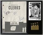 Reproduction signée scénario de film signé Clerks écran plaque en bois 