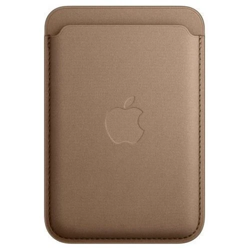 Apple Portafoglio MagSafe in Tessuto FineWoven per iPhone Serie 14/15 - Grigio Talpa