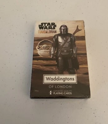 Star Wars The Mandalorian Playing Cards | Waddington's New Sealed - Image 1 of 2