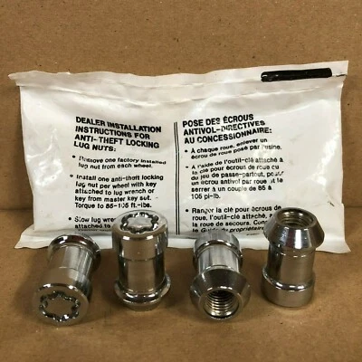 NUEVO FORD Genuino OEM F1DC-1A110-AA - Juego de bloqueo de rueda antirrobo - NUEVO en paquete Foto 1 de 4