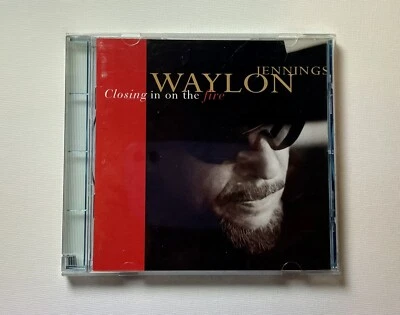 Rare WAYLON JENNINGS - CLOSING IN ON THE FIRE Album CD 1998 Sting SHERYL CROW - Image 1 of 4