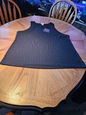 Ava and Viv 2X Black Sleeveless Top - Image 1 of 4