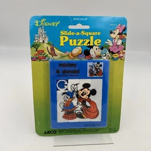 Vintage Mickey And Donald 1986 - Slide Puzzle Hong Kong - ARCO - BRAND NEW - Picture 1 of 9