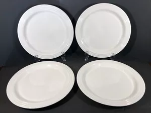 Juego de 4 anillos en relieve de gres Le Creuset blancos de 10 5/8”/27 cm A - Imagen 1 de 19