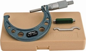 Mitutoyo 103-217 Mechanical Outside Micrometer, 2" to 3", 0.0001" Graduations - Picture 1 of 2