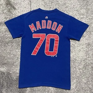 Majestic MLB Chicago Cubs Joe Maddon Baseball Shirt Mens Small - Picture 1 of 5
