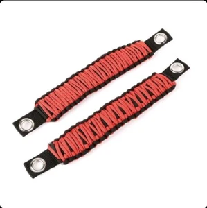 Rugged Ridge Paracord A-Pillar Grab Handle Red Fits 07-18 Jeep Wrangler JK - Picture 1 of 2