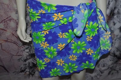 Leilani Sarong Bathing Suit Cover Up Wrap Skirt Made in USA - Image 1 of 4
