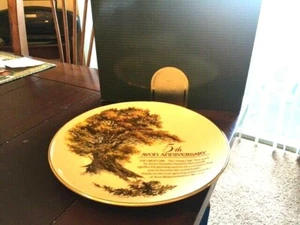 Avon 5th Anniversary Award Teller "The Great Oak Tree" 1988 22K Gold - Bild 1 von 2