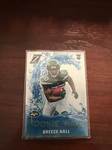 2022 Panini Zenith Football Breece Hall Rookie Wave Prizm Insert #RW-BH NY Jets - Picture 1 of 5