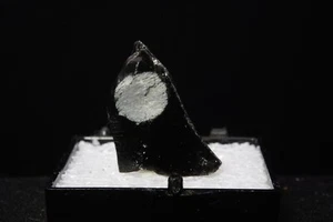 Cristobalite in Obsidian / Thumbnail Mineral Specimen / Black Rock Desert, Utah - Picture 1 of 4