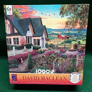 David Maclean Hilltop Landhaus & Bauernhof 1000 Stck. 26,6 Zoll x 19 Zoll Puzzle von CEACO - Bild 1 von 6