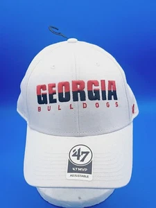 Georgia Bulldogs '47 MVP Gorra de Béisbol Ajustable!!.. Color blanco... - Imagen 1 de 7