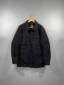 G-STAR RAW Men's 'OSPAK TAILORED JACKET' Multipocket Black Lined Cotton Size L - Picture 1 of 24