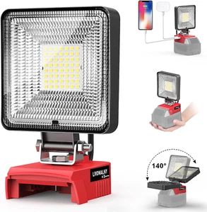 18V Work Light for Milwaukee M18 Battery, 30W 3000LM Cordless Battery Light, LED - Picture 1 of 6
