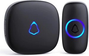 Funk-Türklingel, einfache Installation, wasserdicht, einstellbare Lautstärke, 58 Glockenspiele,  - Bild 1 von 12