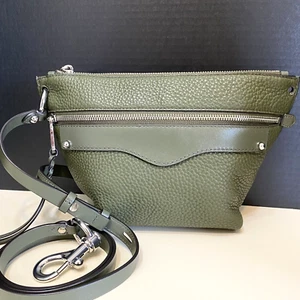 Rebecca Minkoff Hayden Leather Crossbody Bag HU19EHYXA9 HUNTER green NEW $248 - Picture 1 of 10