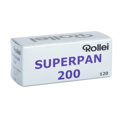 Rollei Superpan 200 120 / Pellicola negativo bianco e nero Scadenza 10/2025 - Imagen 1 de 3
