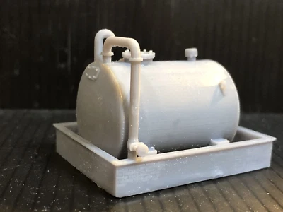 OO H0 OO9  Gauge Single Diesel Tank with bund for depot - Image 1 of 4