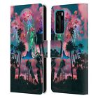 Official Dave Loblaw Jellyfish Leather Book Wallet Case For Huawei Phones 4