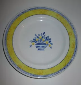 Johnson Bros JARDINIERE YELLOW SALAD PLATE England DISHWASHER FREEZER MICROWAVE - Picture 1 of 2