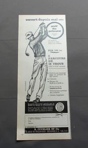 PUB PUBLICITE ANCIENNE ADVERT CLIPPING 020617 OUVERT DEPUIS MAI 65 GOLF PRIEURE - Picture 1 of 1