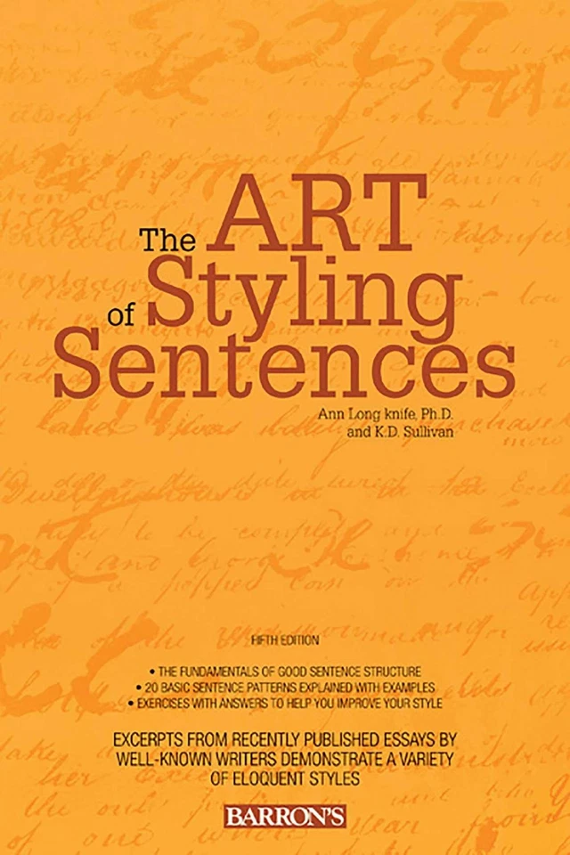 Art of Styling Sentences - Image 1 of 1