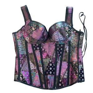Kimring Korsett Bustier Top Damen XL Mehrfarbig - Bild 1 von 8