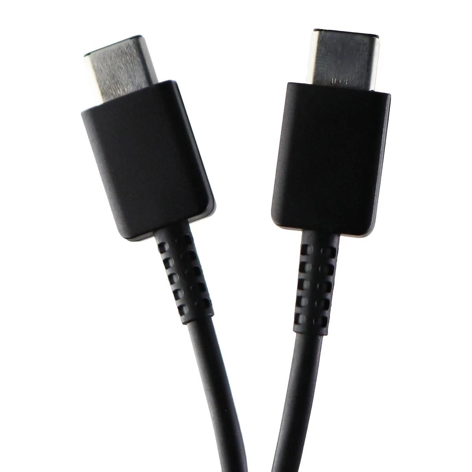 Cable de carga y sincronización Samsung (3,3 pies/1 m) USB-C a USB-C (Tipo C) - negro Foto 1 de 1