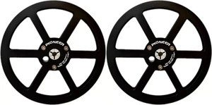 One Pair standard metal aluminum 7 '' Black Tape reel for Pioneer tape recorder - Picture 1 of 5