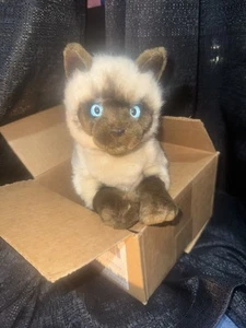 Webkinz Signature Plush Beige & Brown Siamese Cat - Picture 1 of 12