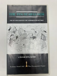 THE TEN YEAR LUNCH wit and legend of the algonquin round table VHS VIDEOTAPE - Picture 1 of 3