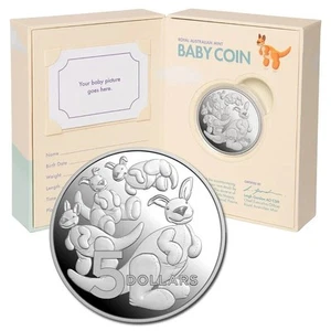 Moneda de plata Australia 5 dólares 2024 bebé canguro - Imagen 1 de 3