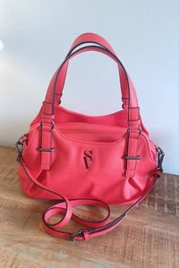 Simply Vera Wang Purse Orange/Red Multiple Pockets W/ Crossbody Strap Handbag - Picture 1 of 24