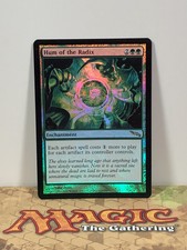 MTG - Hum of the Radix Foil - Mirrodin - Green - Rare - 1x - Enchantment NM HTF