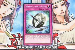 YuGiOh Trap Card Spikeshield with Chain CBLZ-EN076 Unlimited Edition Common - Picture 1 of 2