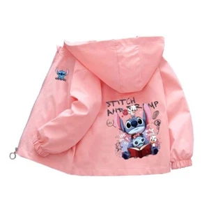 Giacca bambino bambina Lilo Stitch 92 - 140 sport ragazzo Disney scuola outerwear - Foto 1 di 6
