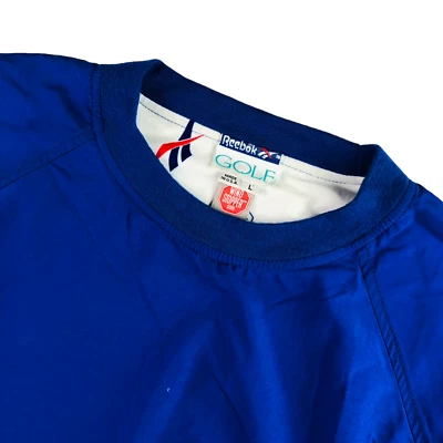 Chaqueta Pullover De Colección Años 90 Reebok Golf Para Hombre L/S Windstopper Azul • EE. UU. • Grande Foto 1 de 4
