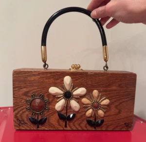 vintage collins of texas original box bag - Picture 1 of 7
