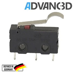 Advanc3D Microschalter 3pins 5A 125V-250V 10T85 20x10x6mm - Bild 1 von 3