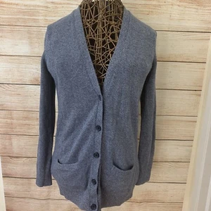 Banana Republic Women's Cardigan Sweater SZ XS Blue with Pockets and Buttons - Picture 1 of 8