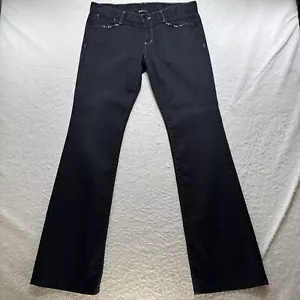 Designer Perlen schwarz Boot Cut Jeans Wmn Gr. 32 Boutique Flare USA Posh@play 🔥39 - Bild 1 von 24
