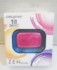 New Sealed   Creative Zen Stone 1Gb Mp3  Wma Media Player Pink