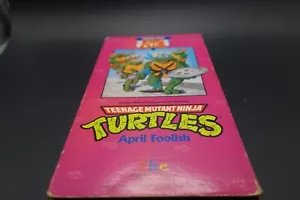Teenage Mutant Ninja Turtles: April Foolish (VHS, 1990) BK - Imagen 1 de 3