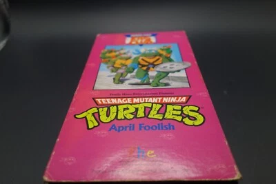 Teenage Mutant Ninja Turtles: April Foolish (VHS, 1990) BK - Image 1 of 3